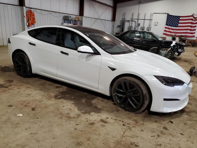 5YJSA1E62MF454511 - 2021 TESLA MODEL S თეთრი ფოტო 4