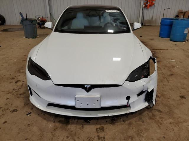 5YJSA1E62MF454511 - 2021 TESLA MODEL S თეთრი ფოტო 5