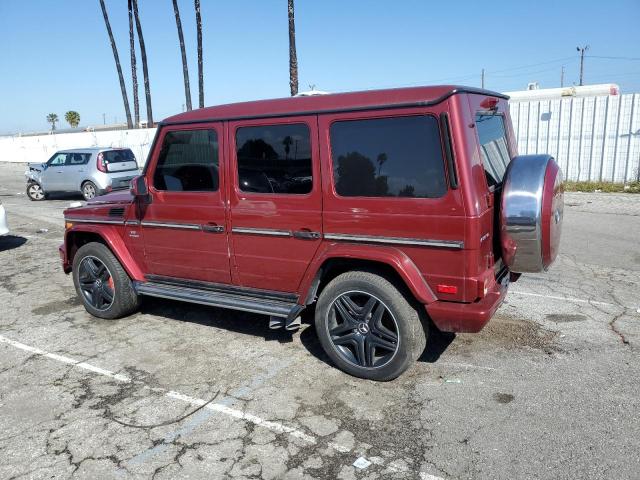 WDCYC7DH5JX295246 - 2018 MERCEDES-BENZ G 63 AMG BURGUNDY photo 2