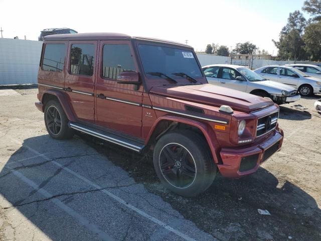 WDCYC7DH5JX295246 - 2018 MERCEDES-BENZ G 63 AMG BURGUNDY photo 4