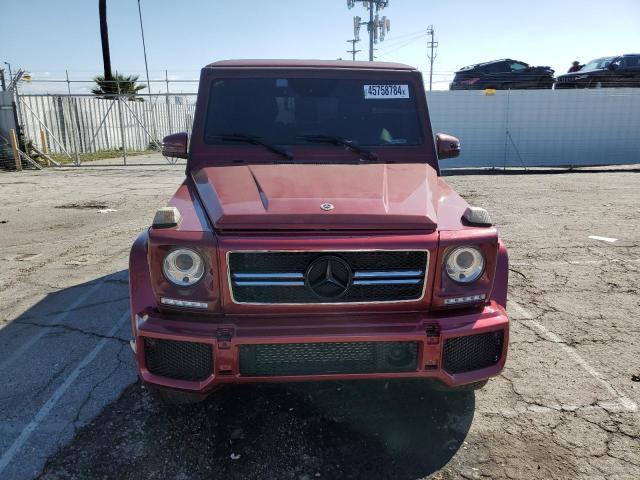 WDCYC7DH5JX295246 - 2018 MERCEDES-BENZ G 63 AMG BURGUNDY photo 5