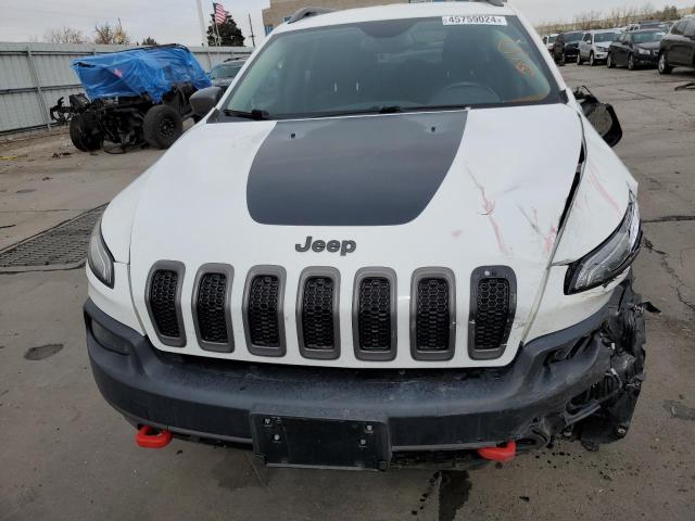 1C4PJMBS3FW675249 - 2015 JEEP CHEROKEE TRAILHAWK WHITE photo 5