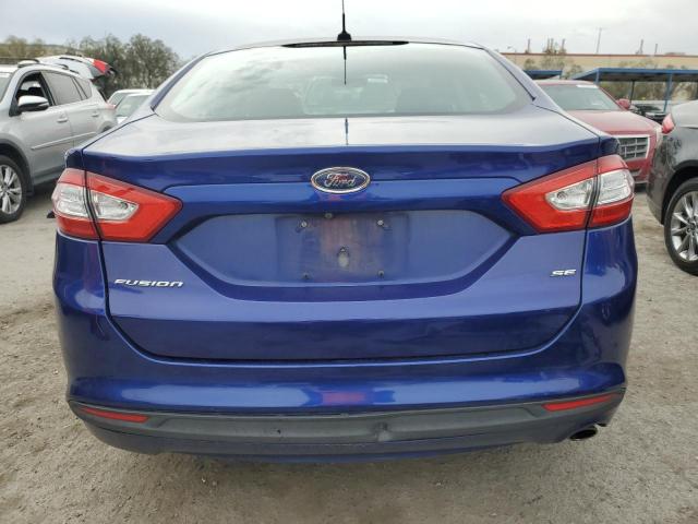 3FA6P0H7XGR367172 - 2016 FORD FUSION SE BLUE photo 6