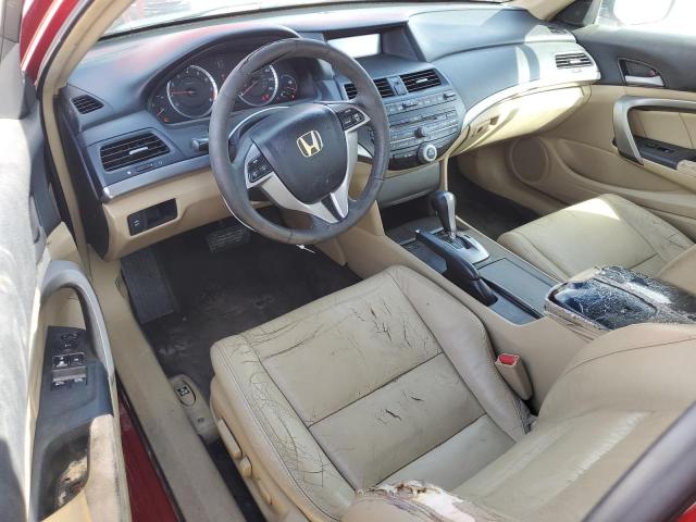 1HGCS12808A025844 - 2008 HONDA ACCORD EXL RED photo 8