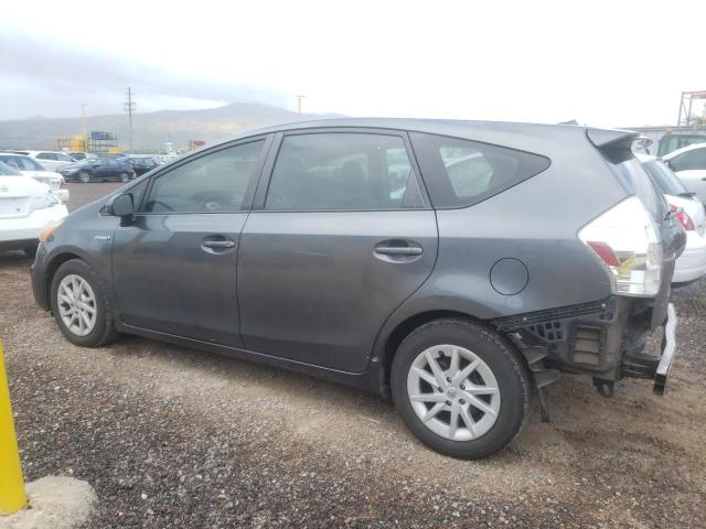 JTDZN3EUXD3281976 - 2013 TOYOTA PRIUS V GRAY photo 2