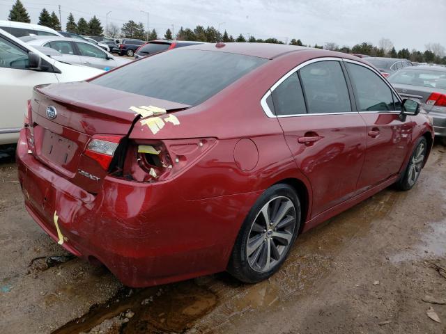 4S3BNBJ65F3034693 - 2015 SUBARU LEGACY 2.5I LIMITED RED photo 3