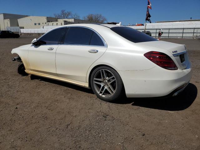 WDDUG8DB0JA367067 - 2018 MERCEDES-BENZ S 560 WHITE photo 2