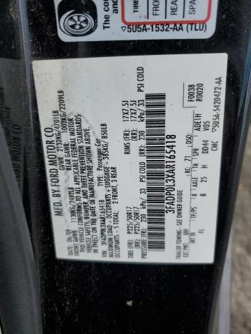 3FADP0L3XAR165418 - 2010 FORD FUSION HYBRID GRAY photo 12