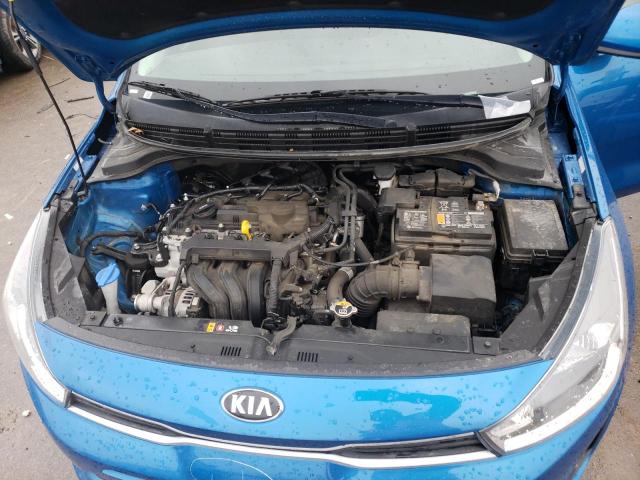 3KPA25AD0ME402305 - 2021 KIA RIO S BLUE photo 11