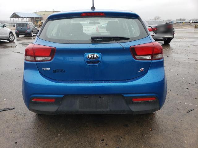 3KPA25AD0ME402305 - 2021 KIA RIO S BLUE photo 6