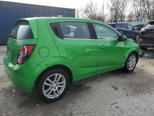 1G1JC6SH5F4173654 - 2015 CHEVROLET SONIC LT GREEN photo 3