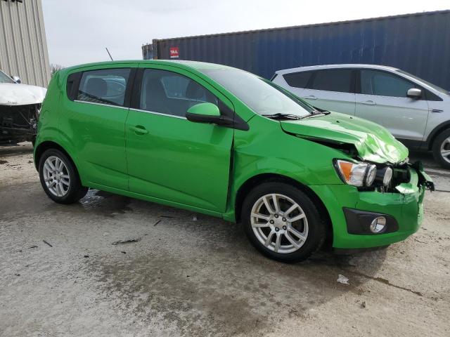 1G1JC6SH5F4173654 - 2015 CHEVROLET SONIC LT GREEN photo 4