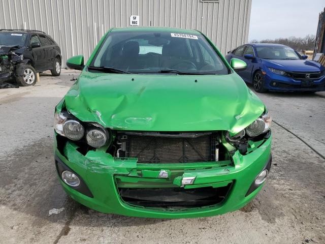 1G1JC6SH5F4173654 - 2015 CHEVROLET SONIC LT GREEN photo 5