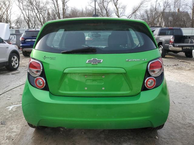 1G1JC6SH5F4173654 - 2015 CHEVROLET SONIC LT GREEN photo 6