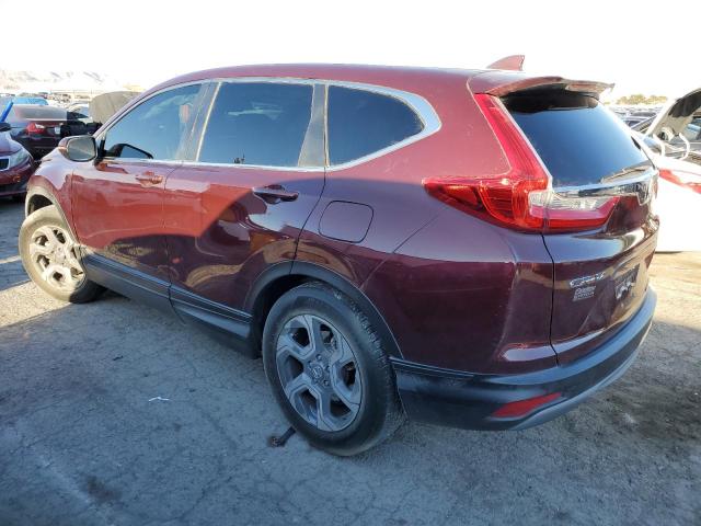 7FARW1H58KE023773 - 2019 HONDA CR-V EX MAROON photo 2