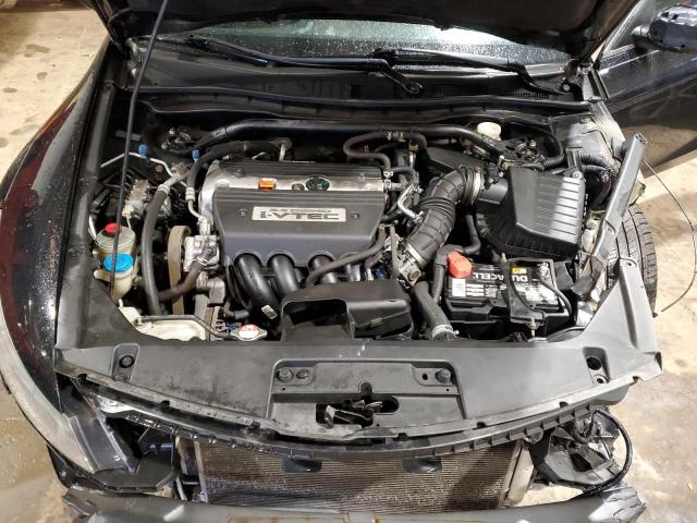 1HGCS12789A026667 - 2009 HONDA ACCORD EX BLACK photo 11