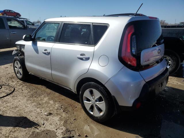 KNDJN2A25F7817546 - 2015 KIA SOUL SILVER photo 2