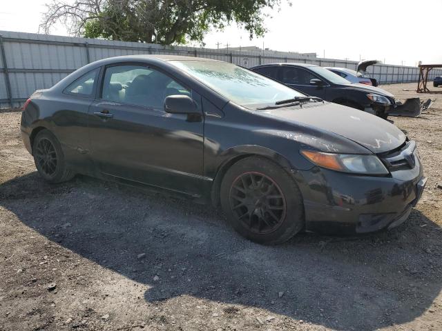 2HGFG12627H544326 - 2007 HONDA CIVIC LX BLACK photo 4