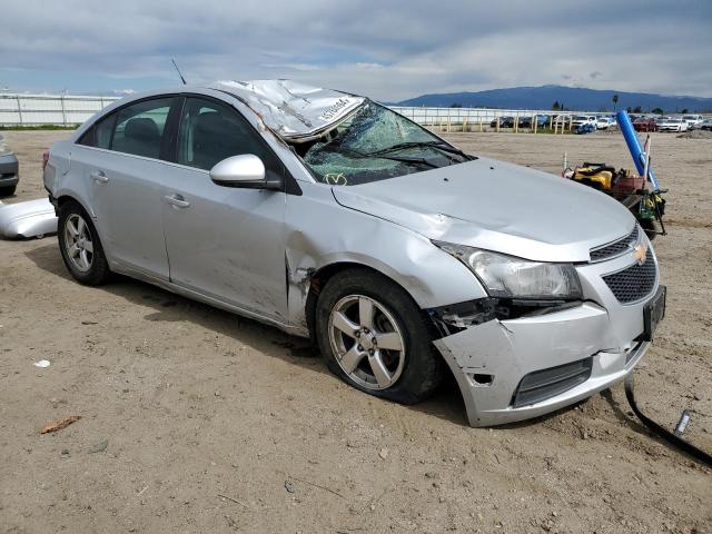 1G1PF5SC2C7274726 - 2012 CHEVROLET CRUZE LT SILVER photo 4