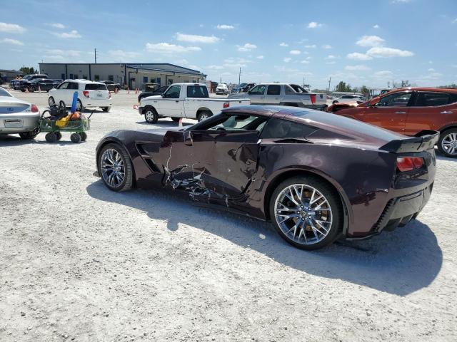 1G1YY2D79J5102487 - 2018 CHEVROLET CORVETTE GRAND SPORT 2LT PURPLE photo 2