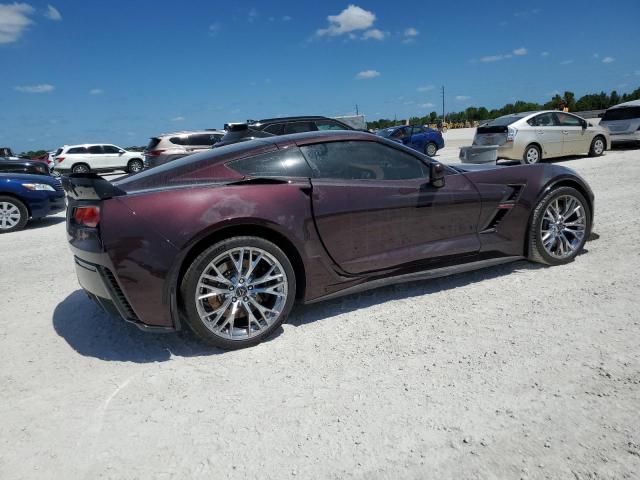 1G1YY2D79J5102487 - 2018 CHEVROLET CORVETTE GRAND SPORT 2LT PURPLE photo 3