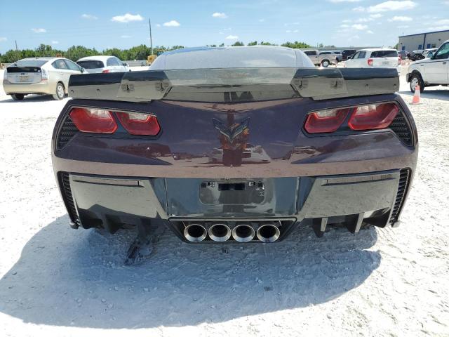 1G1YY2D79J5102487 - 2018 CHEVROLET CORVETTE GRAND SPORT 2LT PURPLE photo 6