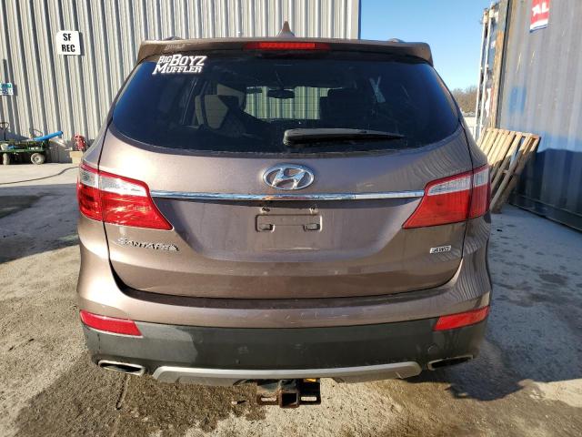 KM8SMDHFXFU099744 - 2015 HYUNDAI SANTA FE GLS BROWN photo 6