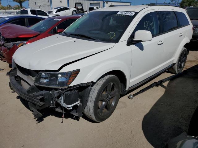 3C4PDDGG2JT386647 - 2018 DODGE JOURNEY CROSSROAD WHITE photo 1