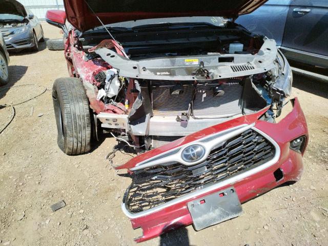 5TDHZRBH5MS116376 - 2021 TOYOTA HIGHLANDER XLE Qırmızı foto 9