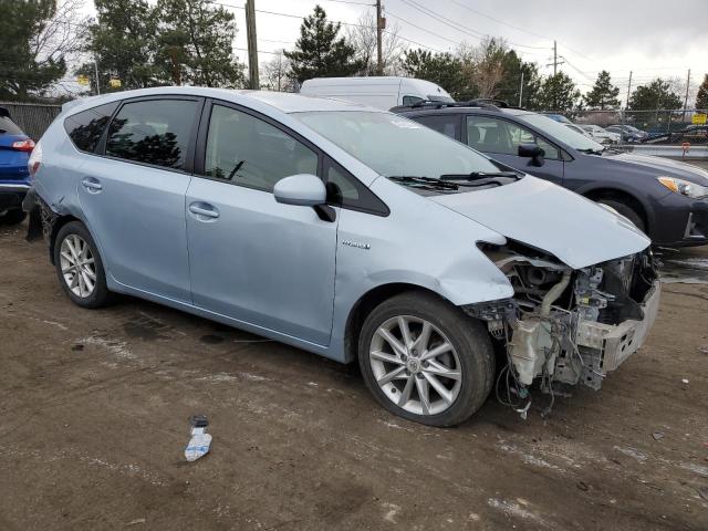 JTDZN3EU9C3145191 - 2012 TOYOTA PRIUS V BLUE photo 4