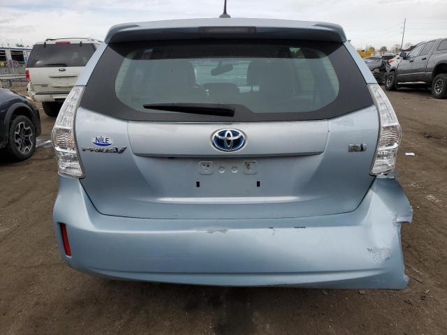 JTDZN3EU9C3145191 - 2012 TOYOTA PRIUS V BLUE photo 6