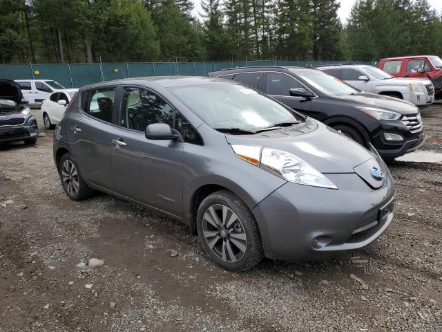 1N4AZ0CP7FC324773 - 2015 NISSAN LEAF S GRAY photo 4