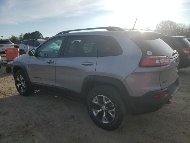 1C4PJMBX7JD512765 - 2018 JEEP CHEROKEE TRAILHAWK SILVER photo 2