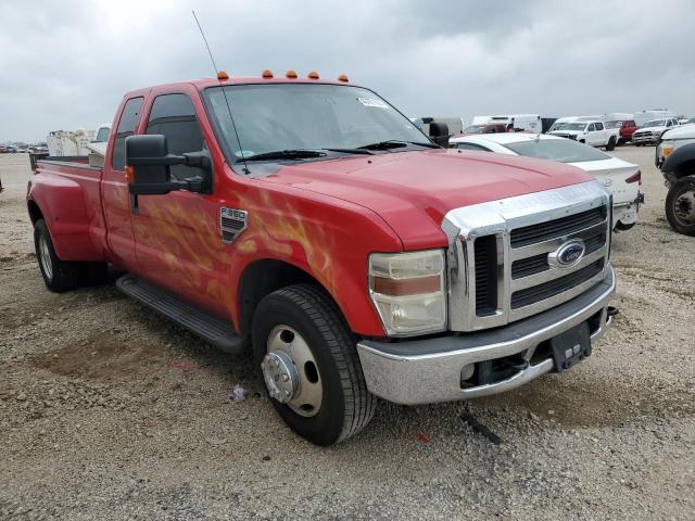 1FTWX32R68EB75578 - 2008 FORD F350 SUPER DUTY RED photo 4