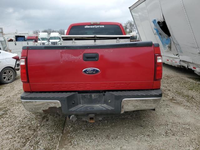 1FTWX32R68EB75578 - 2008 FORD F350 SUPER DUTY RED photo 6