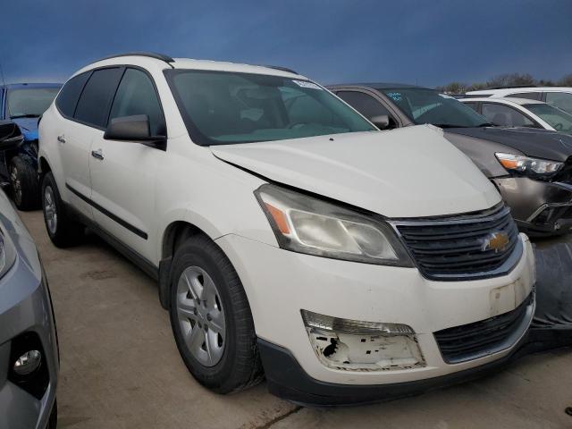 1GNKRFKD6EJ139589 - 2014 CHEVROLET TRAVERSE LS WHITE photo 4