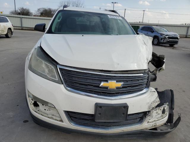 1GNKRFKD6EJ139589 - 2014 CHEVROLET TRAVERSE LS WHITE photo 5