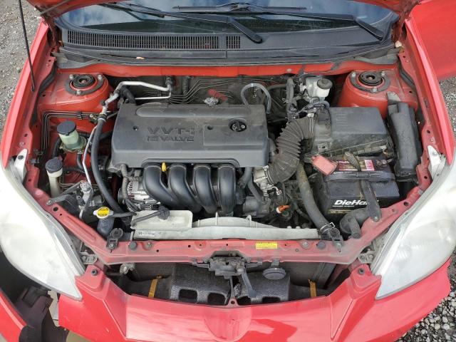 2T1KR32E38C714151 - 2008 TOYOTA COROLLA MA XR RED photo 11
