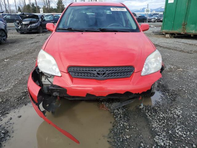 2T1KR32E38C714151 - 2008 TOYOTA COROLLA MA XR RED photo 5