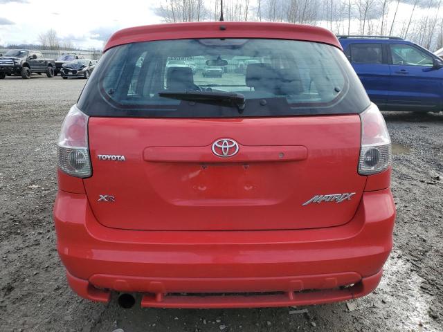 2T1KR32E38C714151 - 2008 TOYOTA COROLLA MA XR RED photo 6