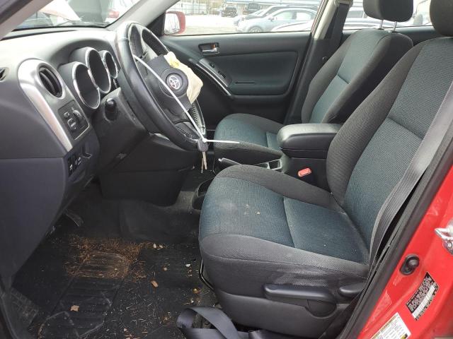 2T1KR32E38C714151 - 2008 TOYOTA COROLLA MA XR RED photo 7