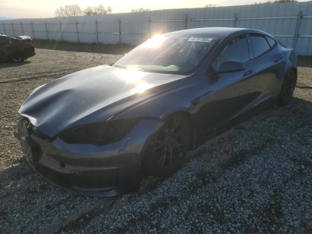 5YJSA1E53NF491432 - 2022 TESLA MODEL S Boz foto 1