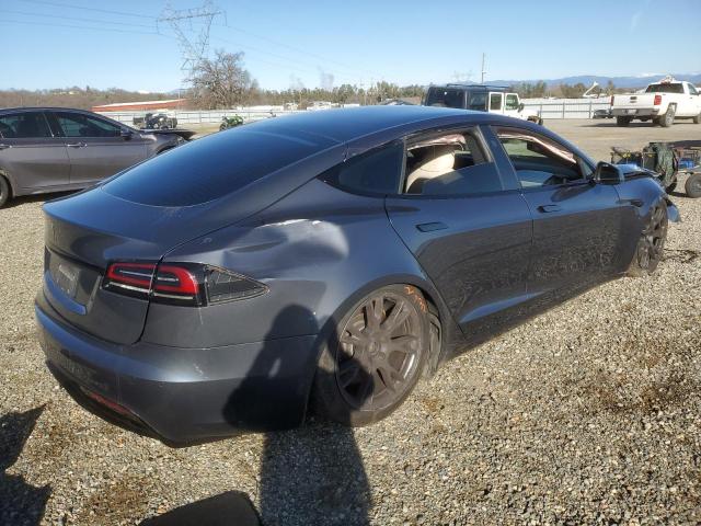 5YJSA1E53NF491432 - 2022 TESLA MODEL S Boz foto 3