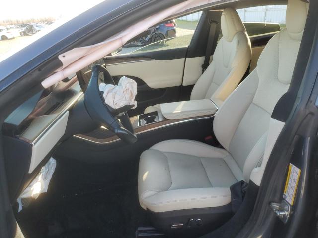 5YJSA1E53NF491432 - 2022 TESLA MODEL S Boz foto 7