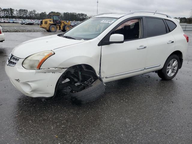 JN8AS5MT2CW297682 - 2012 NISSAN ROGUE S WHITE photo 1