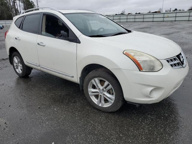 JN8AS5MT2CW297682 - 2012 NISSAN ROGUE S WHITE photo 4