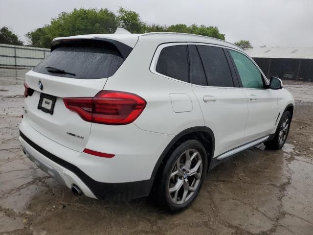 5UXTY3C08M9F12479 - 2021 BMW X3 SDRIVE30I Weiß Foto 3