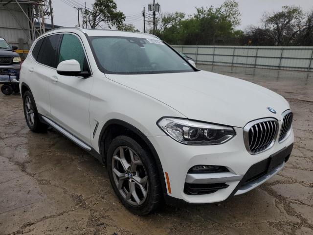 5UXTY3C08M9F12479 - 2021 BMW X3 SDRIVE30I Weiß Foto 4