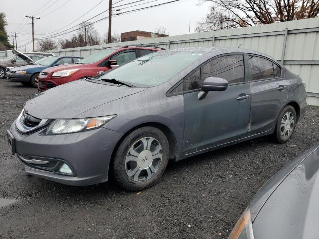 19XFB4F2XEE200922 - 2014 HONDA CIVIC HYBRID GRAY photo 1