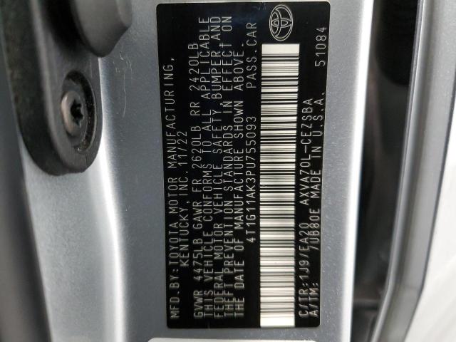 4T1G11AK3PU755093 - 2023 TOYOTA CAMRY SE NIGHT SHADE SILVER photo 13